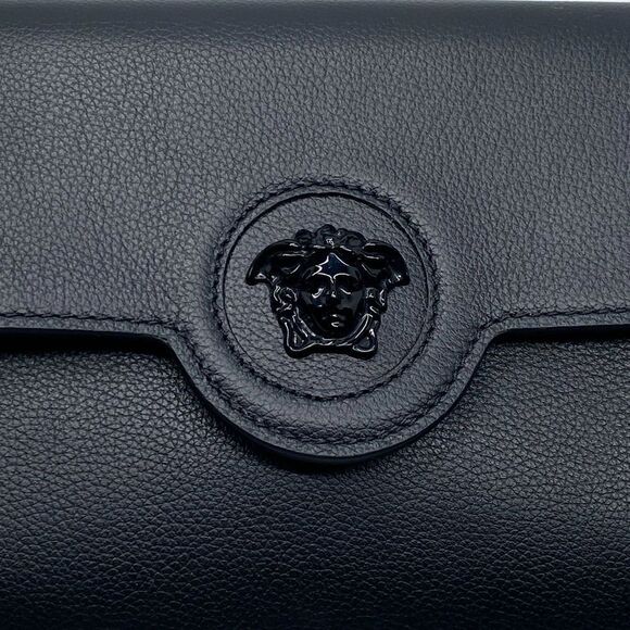 Versace La Medusa Tonal Leather Wallet Crossbody Bag - Picture 6 of 11